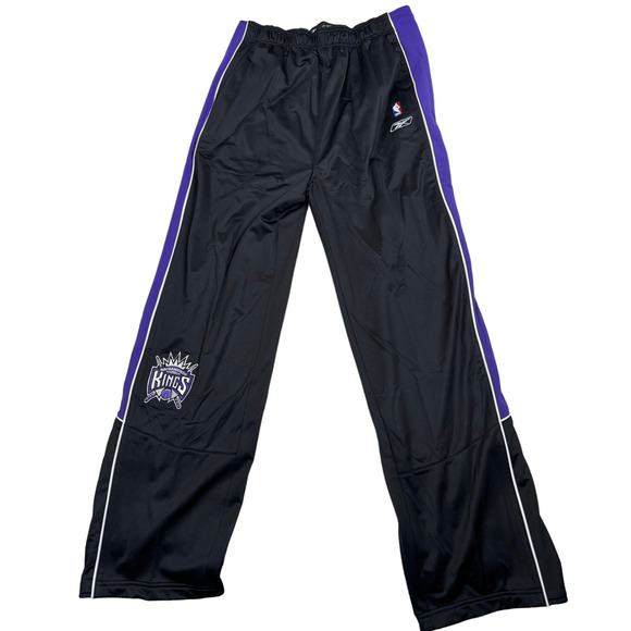 Reebok NBA Sacramento Kings Team Apparel Team Away Warm UP Pants Men's 4XLT NWOT - Picture 1 of 9